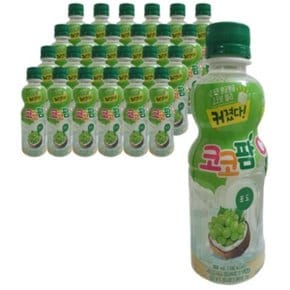 해태 커졌다! 코코팜 포도 300ml x 24병 코코넛 젤리 알갱이 페트 음료