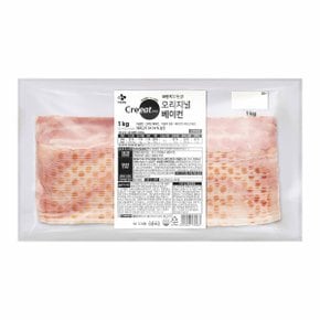 크레잇 오리지널 베이컨 1kg x3개