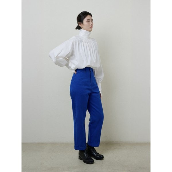TAPERED CABRA PANTS royal blue