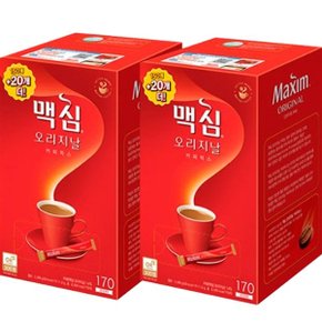 맥심 오리지날 커피믹스 150T+20T x 2개