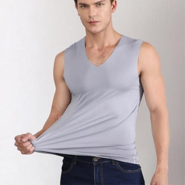 남자 여름 쿨링 심리스 무지 나시 티셔츠 DMES-TS5-STS11881516