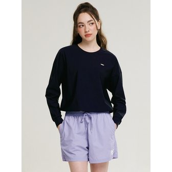 레이지비 [SET] 에어파스텔 스트링 여성 롱 슬리브 + 컴포트 쇼츠 블랙