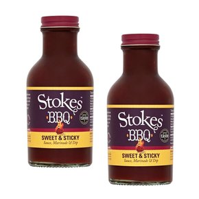 [해외직구] Stokes Sweet Sticky Barbecue Sauce 스톡스 스위트 스티키 바베큐 소스 325g 2병