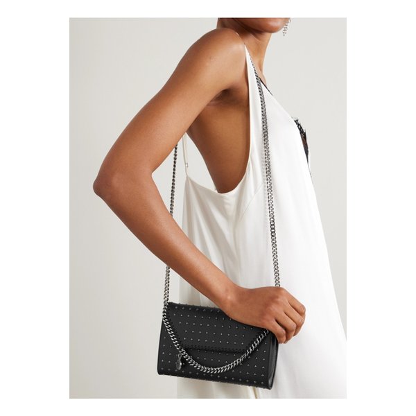 스텔라매카트니 팔라벨라 스터드 숄더 백 블랙 46376663162898133