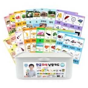 한글 자석 낱말카드 240pcs (다용도보관함)