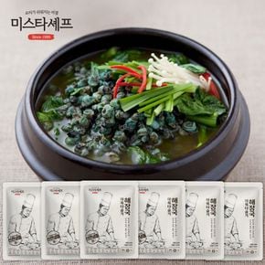 미스타셰프 아욱다슬기해장국 500g x 6팩[32915874]