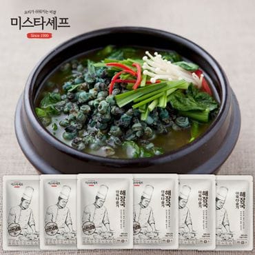 NS홈쇼핑 미스타셰프 아욱다슬기해장국 500g x 6팩[32915874]