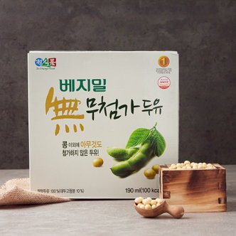 베지밀 [정식품] 베지밀 무첨가두유(190ml16개) 3040ml