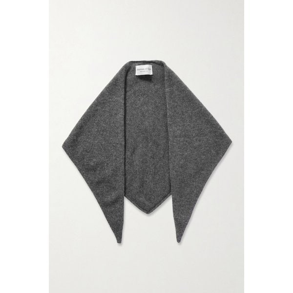 존스톤스 오브 엘긴 그레이 캐시미어 스카프 46376663162952789