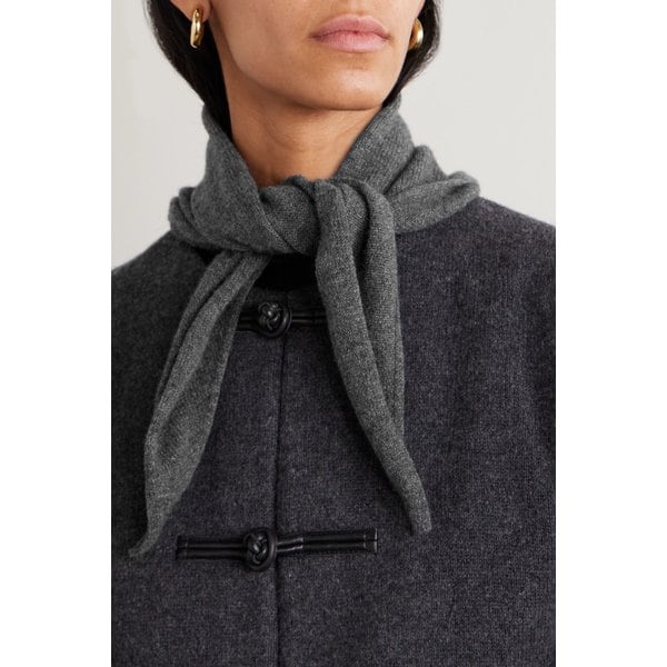 존스톤스 오브 엘긴 그레이 캐시미어 스카프 46376663162952789