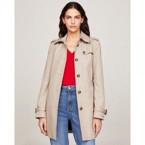 4822373 Tommy Hilfiger Heritage Single Breasted Trench Coat - Medium Taupe