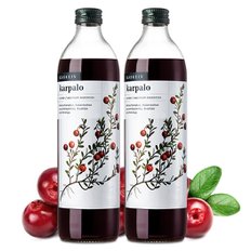 핀란드 카스케인 크랜베리 원액 주스 500ml 2병