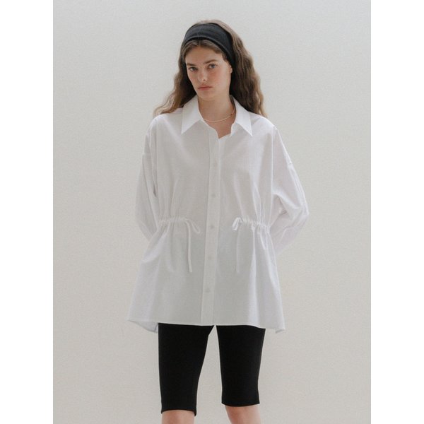 [리퍼브]U String Silhouette Shirt_2colors