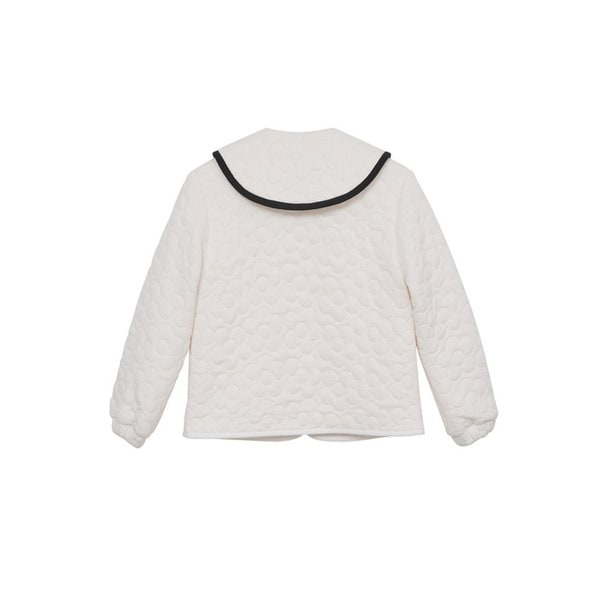 [KIDS] Flower Pattern Quilting Jacket