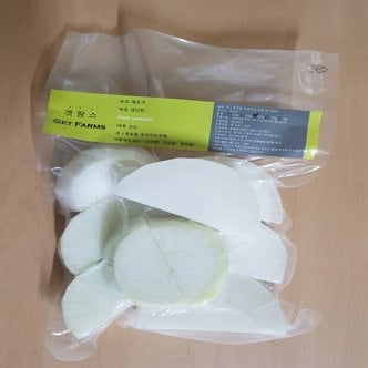 겟팜스 무 햇무 국내산무 조림용 350g 손질무 당일생산(냉동X) 간편야채