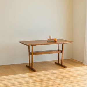 레트로하우스 미네 4인 원목 식탁 테이블 1400 (착불)