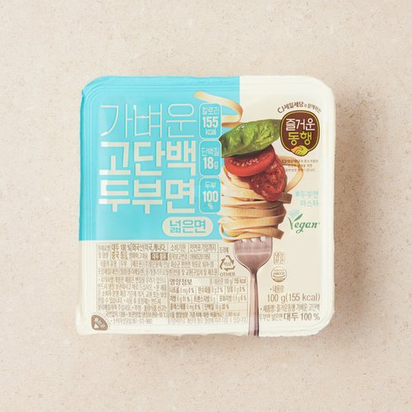 [쓱7클럽]CJ 고단백 두부면(넓은면) 100g