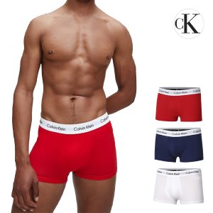 Calvin Klein Underwear 캘빈클라인 CK 언더웨어 남성 트렁크 남자속옷 드로즈 사각 팬티 3팩 세트 U2664G-I03