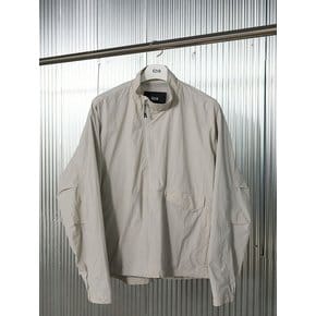 Diagonal Line Anorak Jacket_Grey