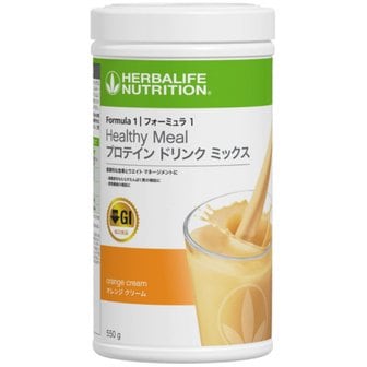  하버 라이프 HERBALIFE 포뮬러 1 단백질 링크 믹스 오렌지 크림 맛