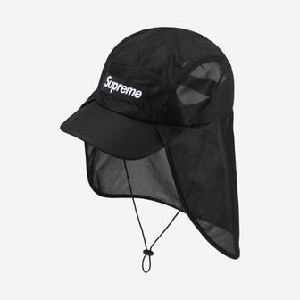  슈프림 메쉬 선쉴드 캠프캡 블랙 - 24SS Supreme Mesh Sunshield Camp Cap Black - 24SS