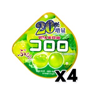 코로로 머스캣젤리구미 40g x 4개