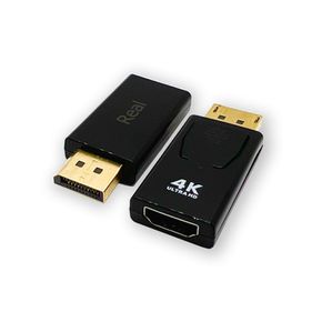 레알 DP to HDMI 젠더 4K 변환 DP1.2 컨버터 듀얼 모