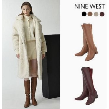 NINE WEST [최초가458000원] 에이미 스트레치 롱부츠 NW039