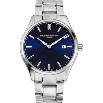  독일 프레드릭 콘스탄트 메탈 가죽 손목시계 1877063 Frederique Constant FC220NS5B6B Mens 아