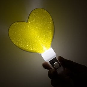 LED 하트봉 옐로우 응원봉 불빛봉 파티 콘서트 야광 행사