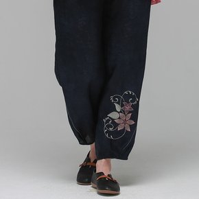 더하랑 나빌드리 여름 인견 바지 네이비