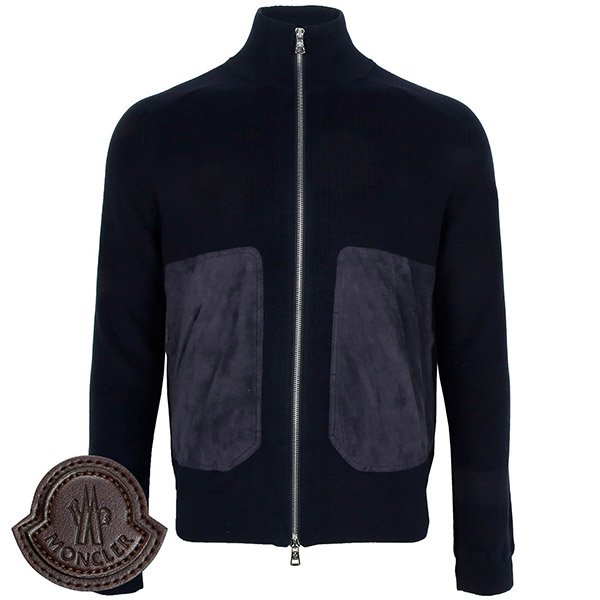 [부산점] 몽클레어 네이비 캐시미어 집업 카디건 9B00019 M1611 778