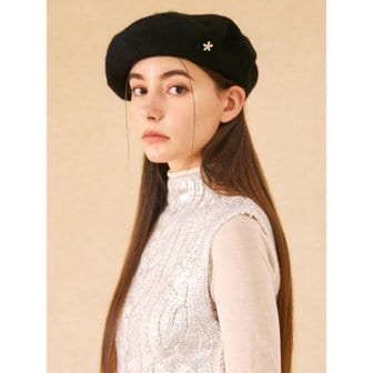 엘케블룸 ADORABLE WOOL BLACK BERET