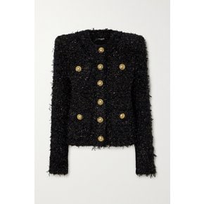 Metallic Bouclé-tweed Jacket 블랙