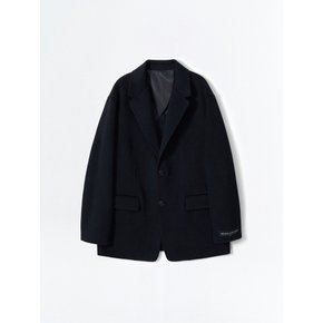 Handmade Single Wool Jacket_Navy