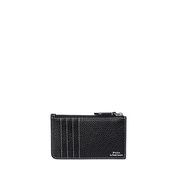 여성 폴로 플레이 레더 지퍼 카드 케이스(WAPOSLG02320086001)