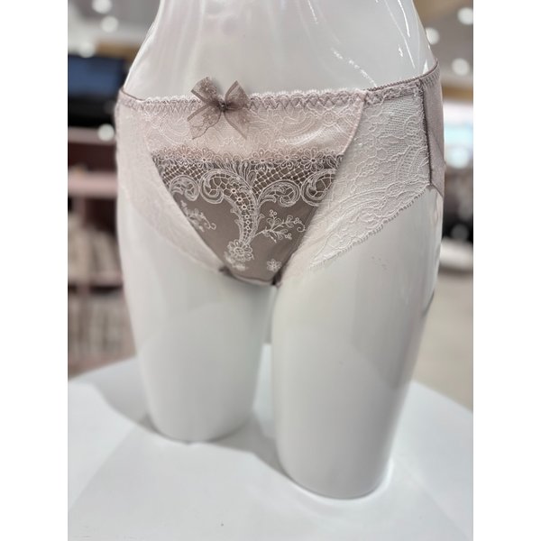 [여주점] 오르화 크리미 풀컵 패드 브라세트 헴팬티 노라인 팬티 [OPT5917H] BR