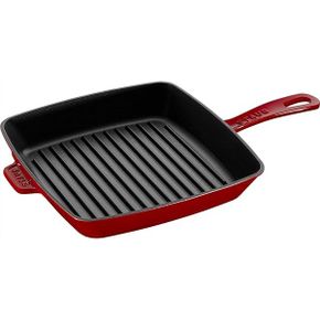 독일 스타우브 그릴팬 STAUB 1003313 American Cast Iron Induction Grill Pan 26 cm Cherry 134