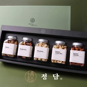 [9/2(월) 순차출고][SSG정담][호두랑아몬드랑]프리미엄 견과 선물세트 명품 2-2호[호두130g+아몬드220g+마카다미아180g+캐슈넛200g+브라질넛190g]