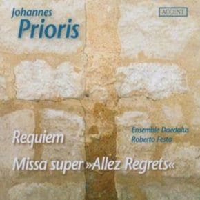 [CD] 요하네스 프리오리스 - 레퀴엠 & 미사 슈퍼 `알레 레그레`/Johannes Prioris - Requiem & Missa Super `Allez Regrets`