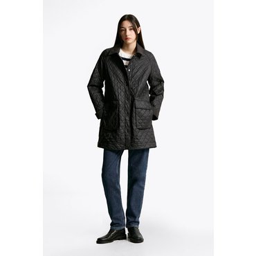 타미힐피거 T22F6PCT040WT1 슬림패딩 퀼팅 재킷