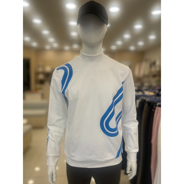 [여주점] 남성 루스터 라인 모크넥 스웻 티셔츠 GQ421MRLO1 CREM