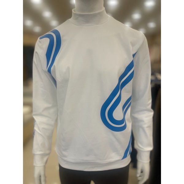 [여주점] 남성 루스터 라인 모크넥 스웻 티셔츠 GQ421MRLO1 CREM