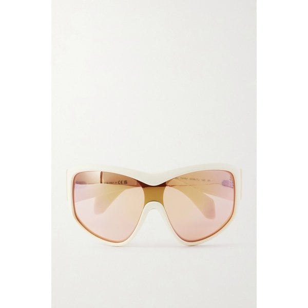 몽클레어 티라 오벌 프레임 스키 선글라스 크림 46376663162983774