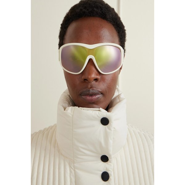 몽클레어 티라 오벌 프레임 스키 선글라스 크림 46376663162983774