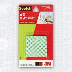 3M 양면테이프 시트형 흰색 폼 양면 테이프 16p (WD9C325)