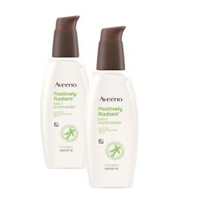 [해외직구] Aveeno 아비노 포지티브 래디언트 데일리 페이스 로션 SPF30 68ml 2팩