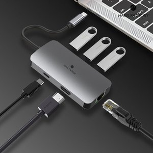  맥북 노트북 아이패드 USB C타입 멀티허브 썬더볼트 dock 6IN1(다양한기종) 기가비트 랜지원