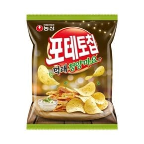 농심 스낵 포테토칩 먹태청양마요맛 50g X16개(박스)