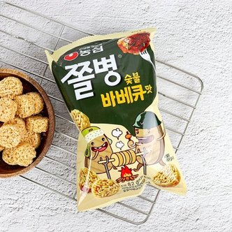  농심 쫄병 숯불바베큐맛 82g  / 스낵 간식_